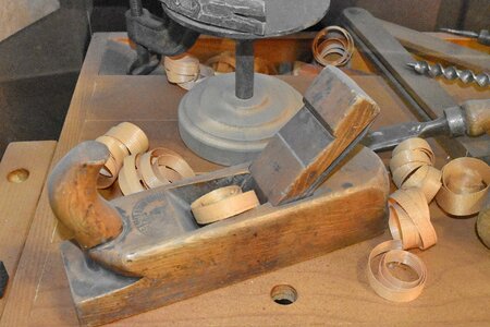 Antiquity carpentry hand tool photo