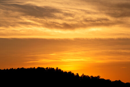 Warm Sunset Sky photo