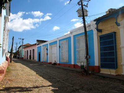 Street trinidad colored houses