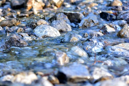 Gravel mountain nature