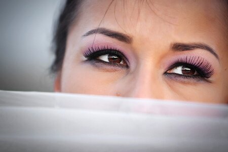 Brown eyes woman