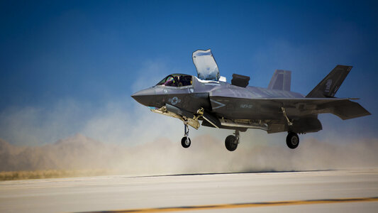 An F-35B Lightning II with Marine Fighter Attack photo