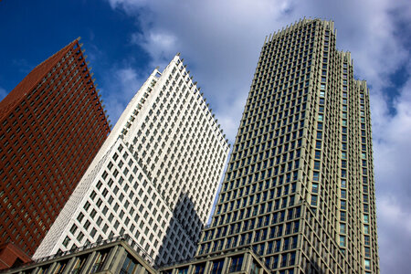 Tall Towers in The Hague, Netherlands