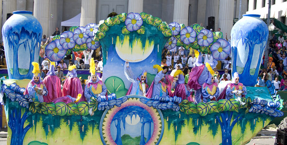 Rex parade float in New Orleans, Louisiana photo