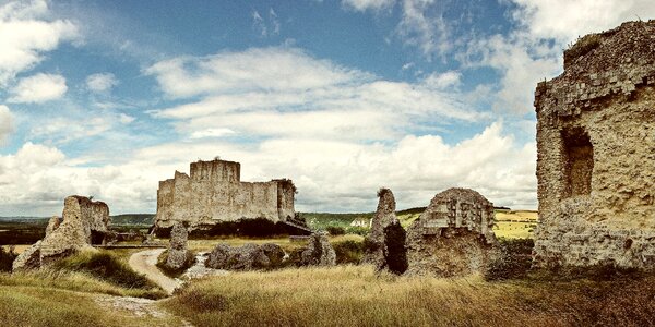 Ruins stones castle photo