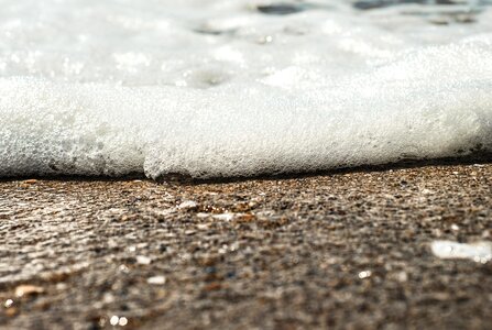 Beach foam ground