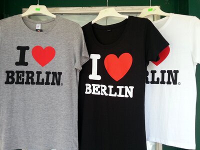 Berlin clothing souvenirs photo