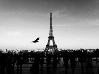 Eiffel Tower Paris France Europe People French