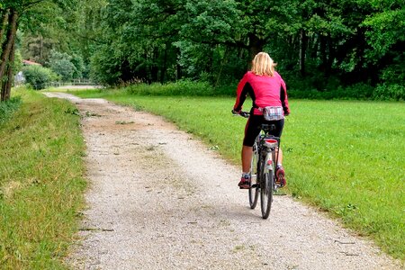 Bike cyclists person photo