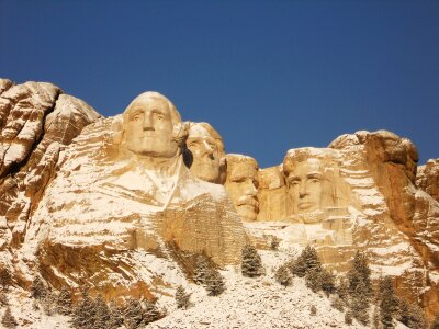 Snow landmark scenic