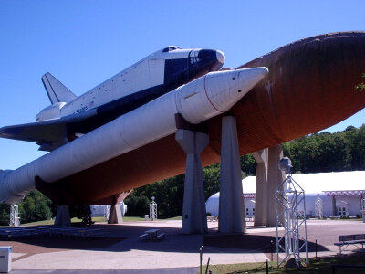 Space Shuttle pathfinder at the space camp in Huntsville, Alabama photo