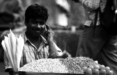 Roadside Vendor India photo