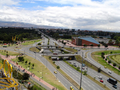 Avenida 68 roads and highways in Bogota, Colombia photo