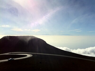 Mountain road car