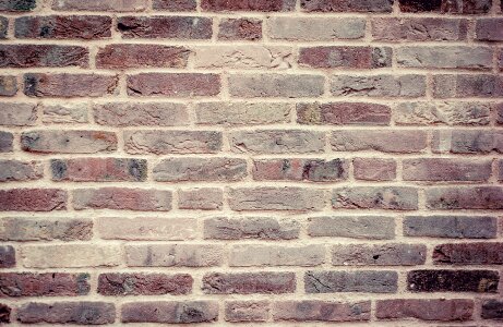 Background of old vintage brick wall photo