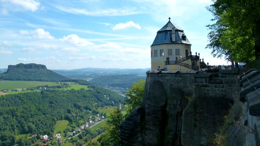 fortress koenigstein in saxony, germany photo