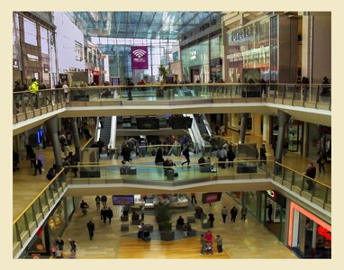 Shopping centre architecture photo