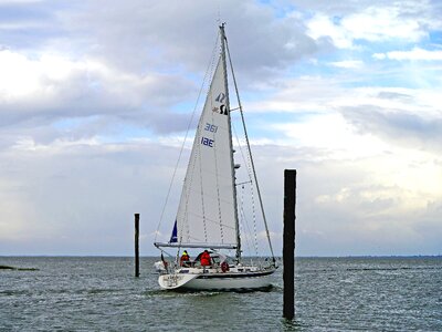 Boat ocean sail photo