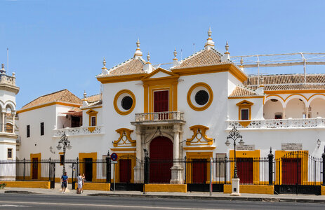 Plaza de Toros de la Real Maestranza in Seville, Spain photo