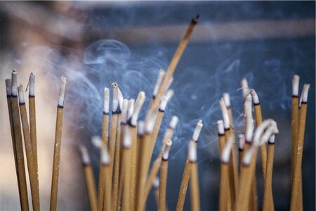 Incense scent smoke photo