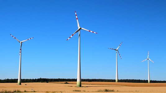 Wind mill energy photo