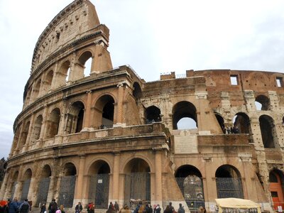 Roman architecture famous photo