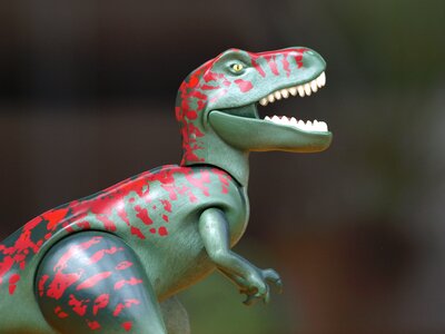 Tyrannosaurus rex playmobil toys photo