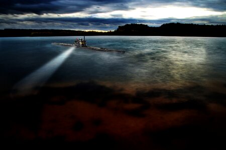 Port boat submarine photo