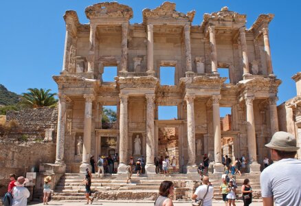 Building ephesus anatolia photo