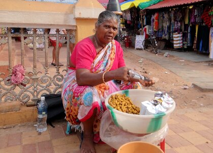 Calangute beach goa india photo