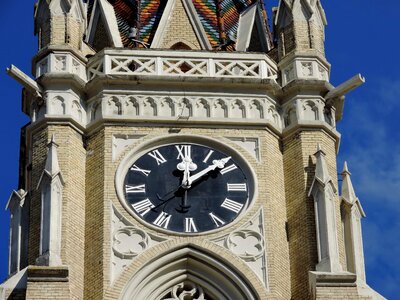 Analog Clock cathedral catholic photo