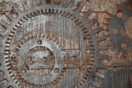 Gear metal old