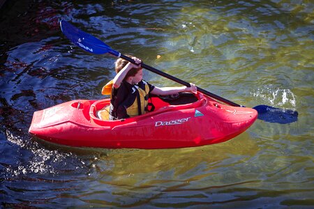 Canoe water kayaking photo