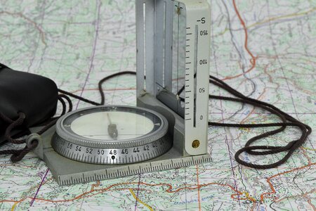 Magnet navigation compass photo
