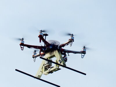 Camera flying sky
