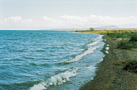 Lake Issyk-kul . Kyrgyzstan photo