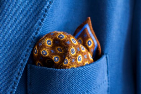 Brown fabric jacket