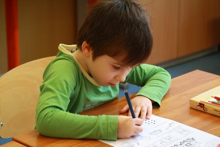 The pupil writing mathematics