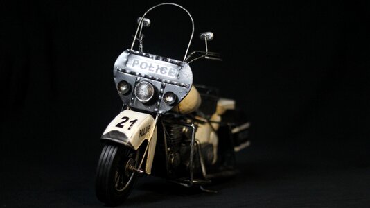 Motorcycle model toy photo