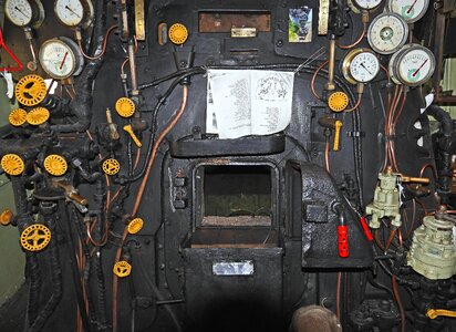 Locomotive mechanism pressure photo