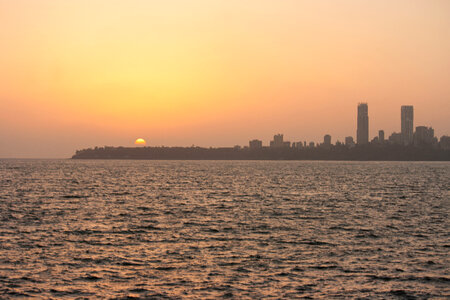Sea Sunset City