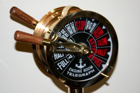 Maritime decoration command full speed ahead sailing gift
