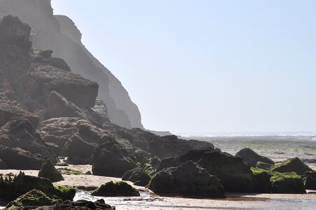 Sea stones rock