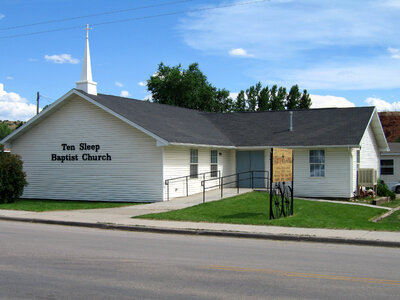 Baptist church in Ten Sleep, Wyoming photo