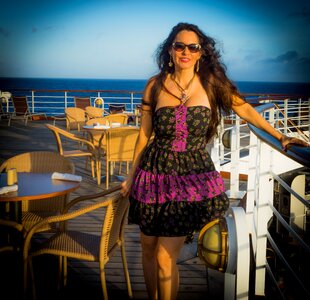 Ship sky vacation