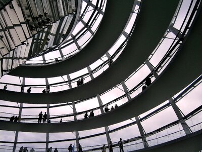 Architecture mirror building photo