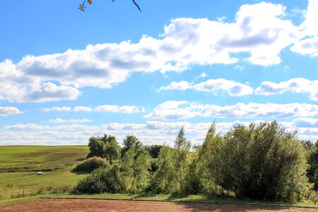 Sky golden autumn uckermark