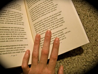 Hand reading occult photo