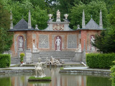 Pond water feature roman theatre photo