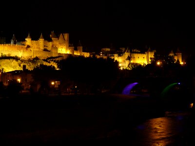 Carcassonne garrison town lighting